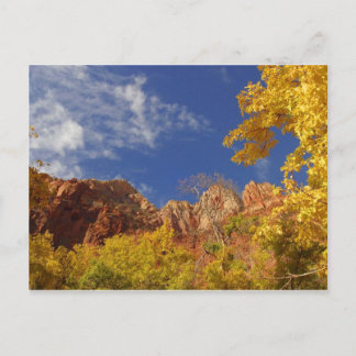 Rückgang in Zion Postkarte