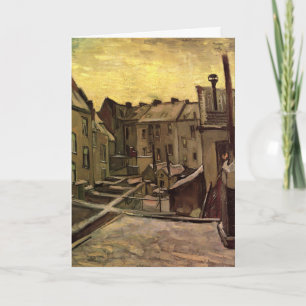 Rückgrat der alten Häuser von Vincent van Gogh Karte