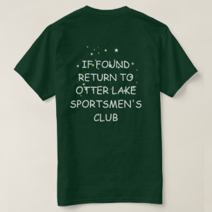 Rückholotter See Sportsmens Verein Michigan lusti T-Shirt