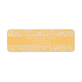 RÜCKKEHR ADRESSE ETIKETT : WILLIAM MORRIS : LARKSP