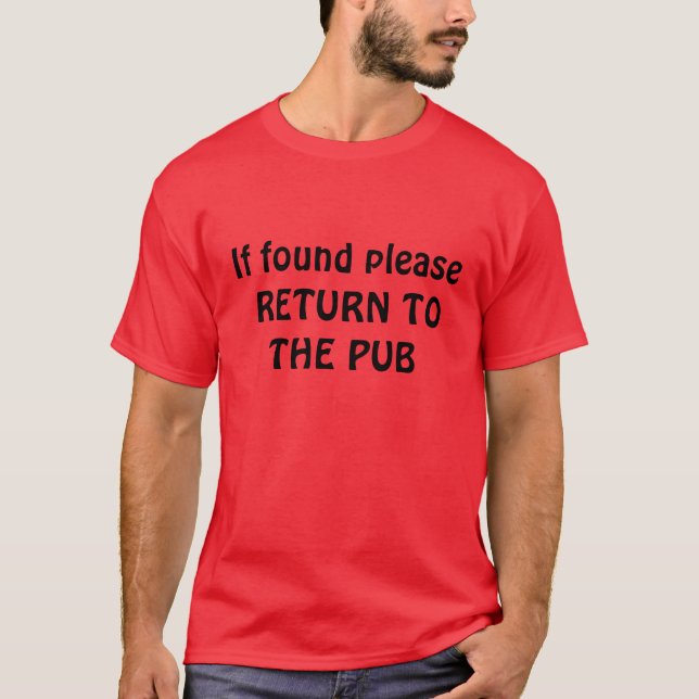 RÜCKKEHR AN DEN PUB T-Shirt (Vorderseite)