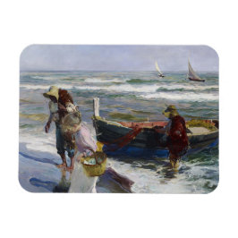 Rückkehr aus der Fischerei, Joaquin Sorolla y Bast Magnet