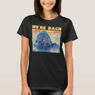 Rückkehr der Astronauten von der Raumstation mit D T-Shirt