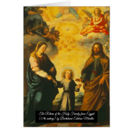 Rückkehr der Heiligen Familie aus Ägypten