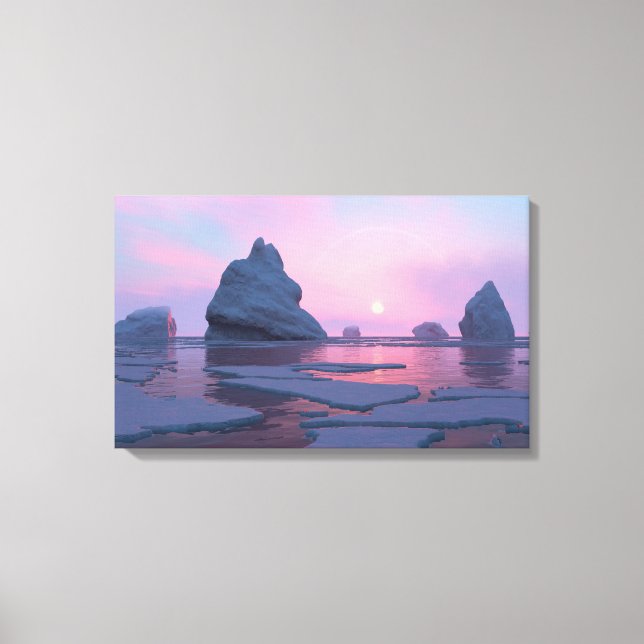 Rückkehr der Sonne Leinwanddruck (Vorderseite)