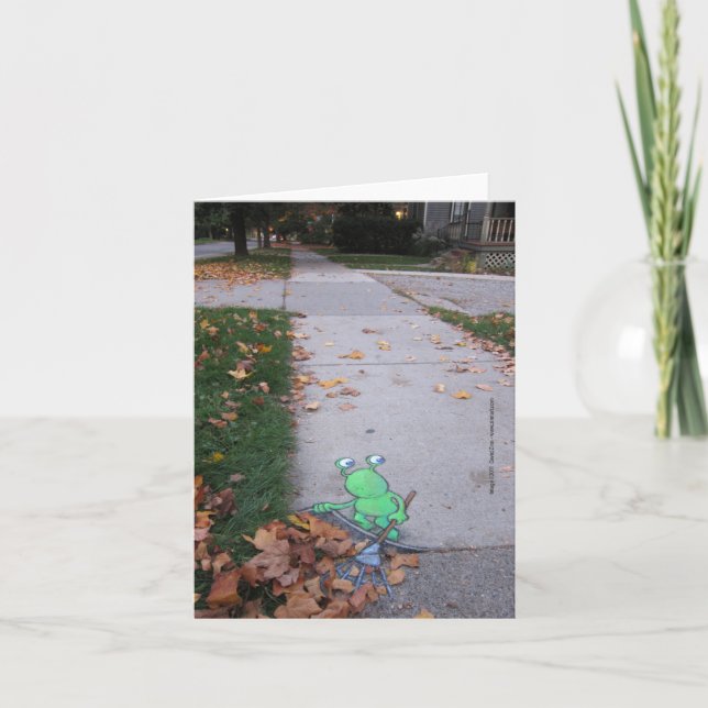 Rückkehr des faulen Blattläders Karte (Vorderseite)