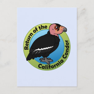 Rückkehr des kalifornischen Kondor Postkarte