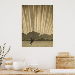 Rückkehr des Kopfjägers   Arthur Heming   Poster