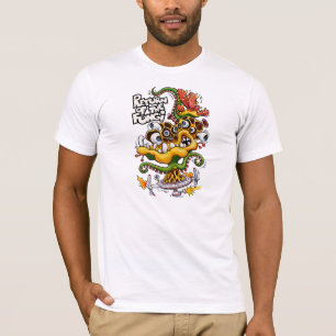Rückkehr des Pilz-Weiß-T - Shirt