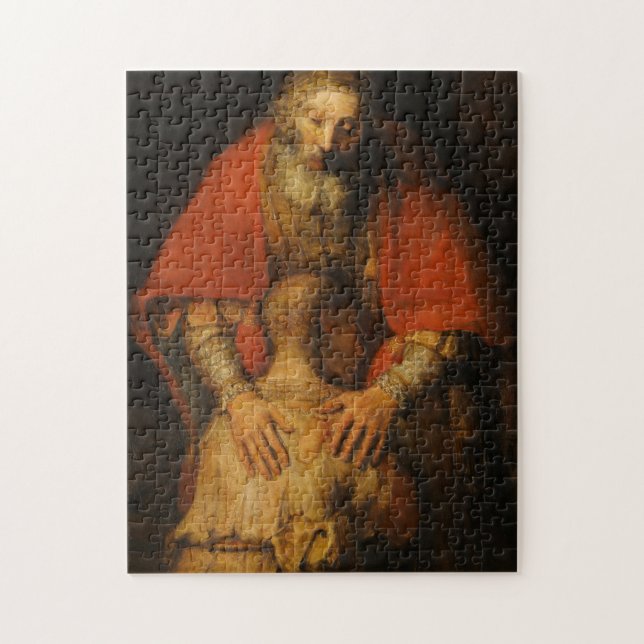 Rückkehr des Prodigal Son durch Rembrandt Puzzle (Vertikal)