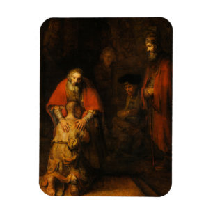 Rückkehr des Prodigal Son durch Rembrandt van Rijn Magnet