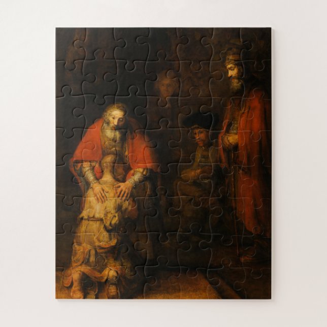 Rückkehr des Prodigal Son durch Rembrandt van Rijn Puzzle (Vertikal)