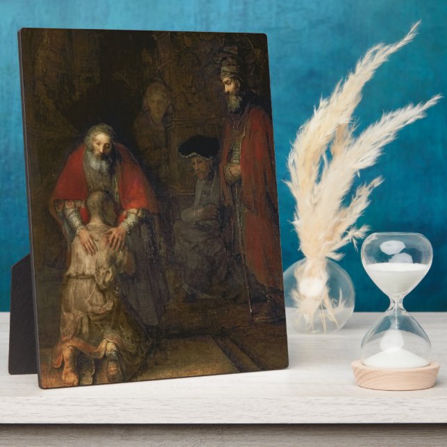 Rückkehr des Prodigalen Sohn, c.1668-69 Fotoplatte (Seite)