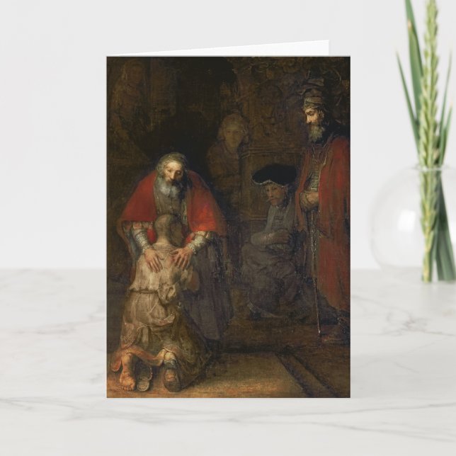 Rückkehr des Prodigalen Sohn, c.1668-69 Karte (Vorderseite)