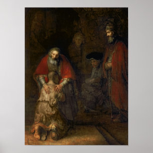 Rückkehr des Prodigalen Sohn, c.1668-69 Poster