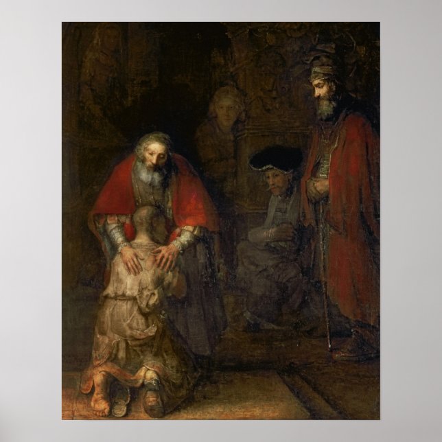 Rückkehr des Prodigalen Sohn, c.1668-69 Poster (Vorne)