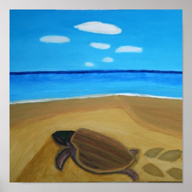 Rückkehr des Schildkrötenplakats Poster (Vorne)