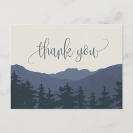 Rückkehr zu den Bergen Danke Postkarte