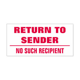 "RÜCKKEHR ZUM SENDER" + "KEIN SOLCHER EMPFÄNGER" + PERMASTEMPEL