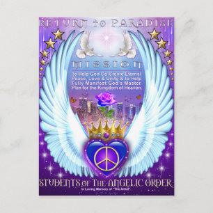 Rückkehr zur Paradiesmission Postkarte