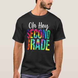 Rückkehr zur Schule Schüler Lehrer Tie Dye Hey 2. T-Shirt