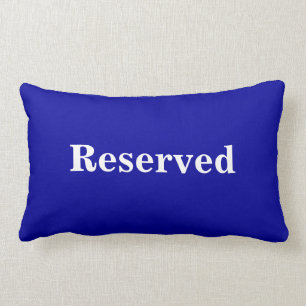 Rücklagenpolster/Kissen im Marine-Blau Lendenkissen