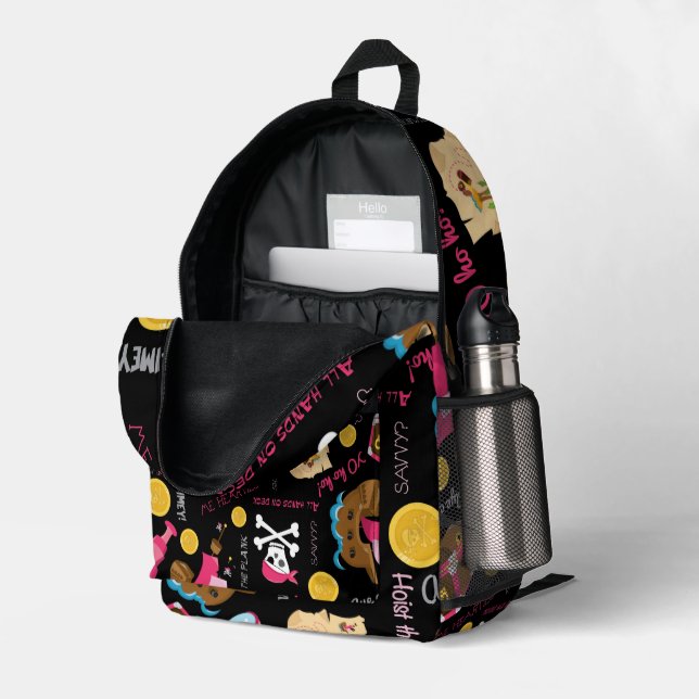 Rucksack (Rückseitige Ecke links (Offen) )