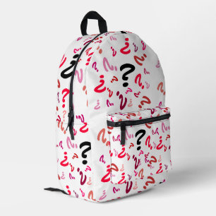 Rucksack (ao) - Fragezeichen in Reds
