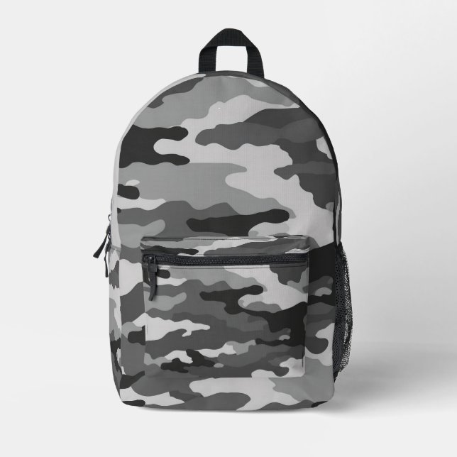 Rucksack - Armee - Schwarzweiß (Vorderseite)