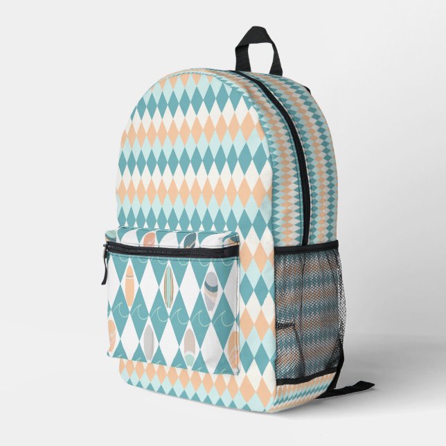Rucksack Boho-Strand-Vibes (Rückseitige Ecke Rechts)