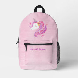 Rucksack der Girls School niedlich Pink Unicorn
