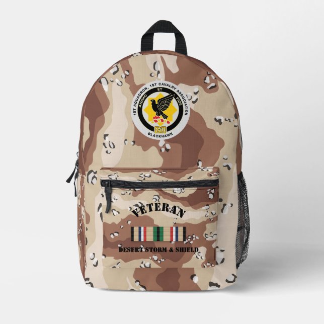 Rucksack der Wüstensturm-Camouflage (Vorderseite)