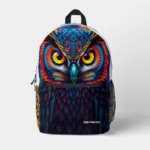 Rucksack „Electric Dream Owl“ – Nachtsicht-Aktion.