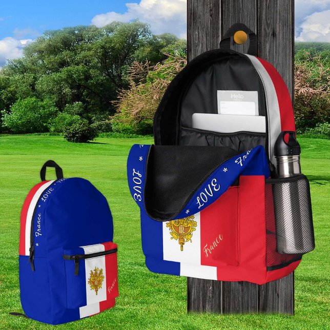 Rucksack, Emblem, Patrioten, Frankreich Bedruckter Rucksack (Von Creator hochgeladen)