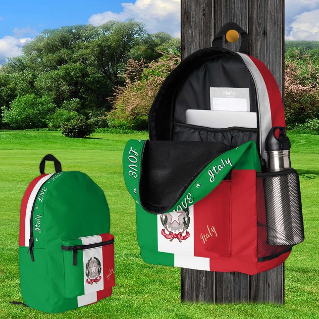 Rucksack, Emblem, Patrioten, Italien Bedruckter Rucksack (Von Creator hochgeladen)