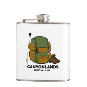 Rucksack für den Canyonlands-Nationalpark Flachmann