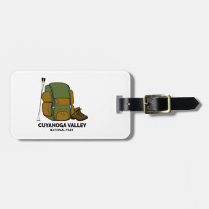 Rucksack für den Nationalpark Cuyahoga Gepäckanhänger