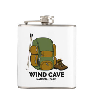 Rucksack für den Nationalpark der Windhöhle Flachmann