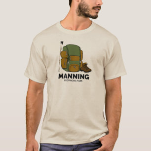Rucksack für den Nationalpark Manning T-Shirt