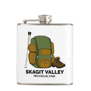 Rucksack für den Nationalpark Skagit Valley Flachmann