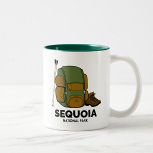 Rucksack für den Sequoia-Nationalpark Zweifarbige Tasse