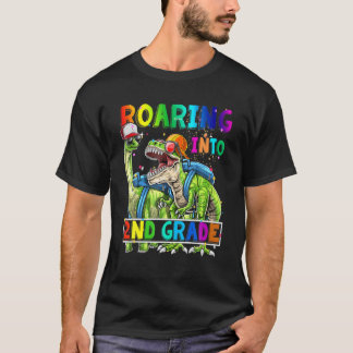 Rucksack für Dinosaurier der zweiten Klasse zurück T-Shirt