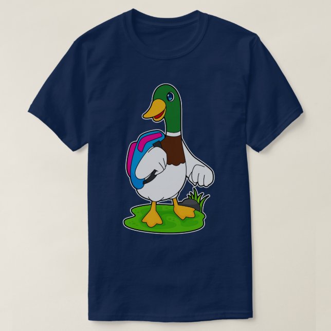Rucksack für Duck Hiker 1 T-Shirt (Design vorne)