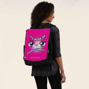 Rucksack für Erwachsene: Keine von Ihnen (rosa)