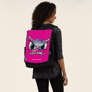 Rucksack für Erwachsene : Wer denkst du (pink)