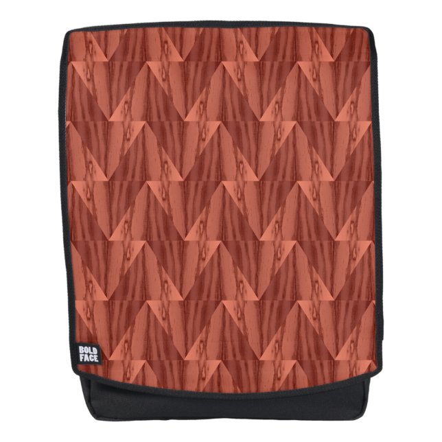 Rucksack für geometrische Zeder (Vorderseite)
