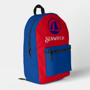 Rucksack für Kinder mit maritimem Thema, anpassbar
