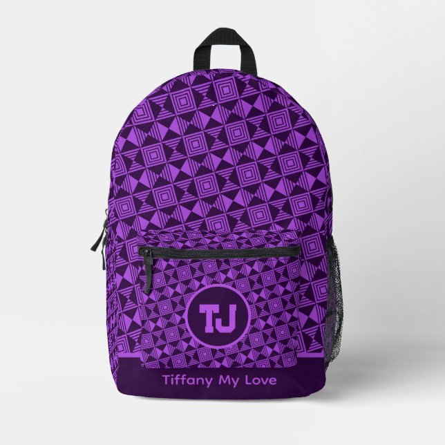 Rucksack für Mädchen mit schönen Teamnamen (Vorderseite)