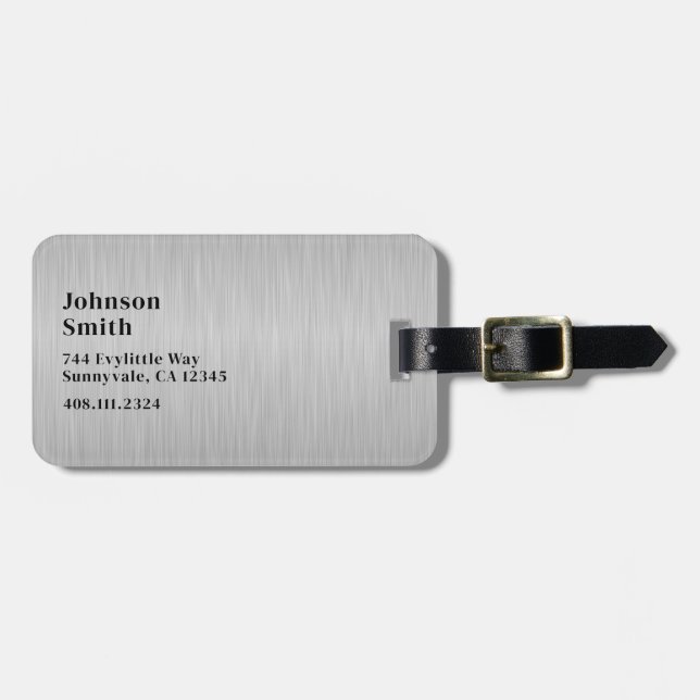 Rucksack für Reisezubehör, maßgeschneiderte Schulk Gepäckanhänger (Vorderseite horizontal)