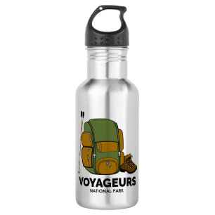 Rucksack für Voyageurs Nationalpark Edelstahlflasche